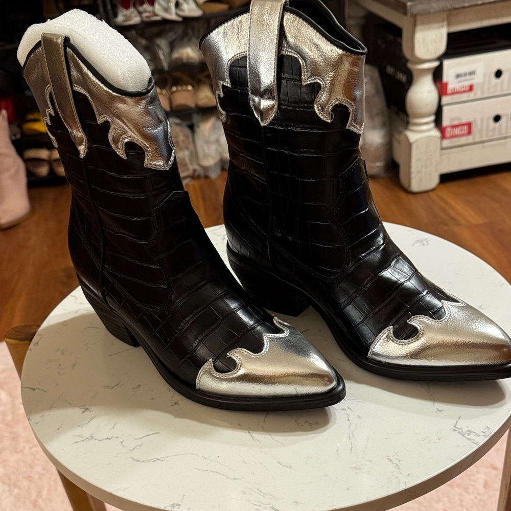 MIA Cowboy Boots with silver trim